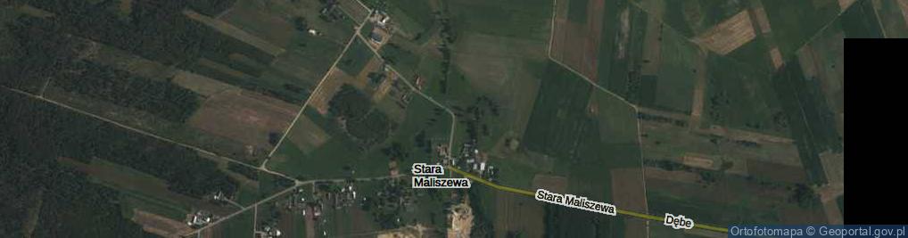 Zdjęcie satelitarne Stara Maliszewa ul.
